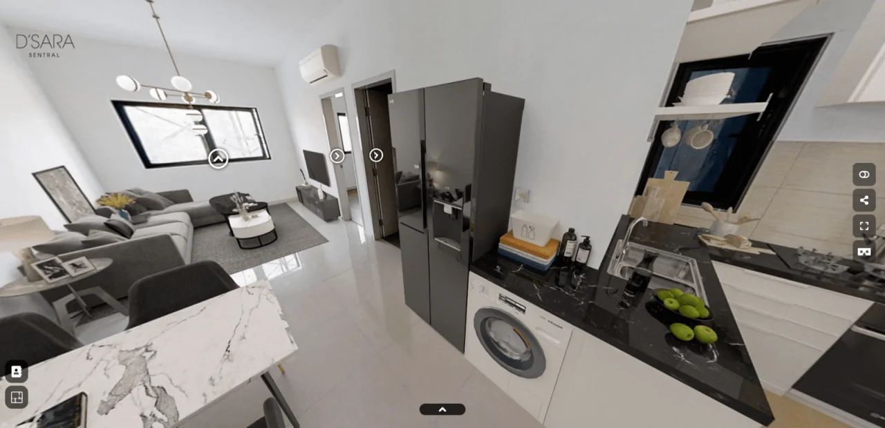 Virtual Staging tour of the D'sara property